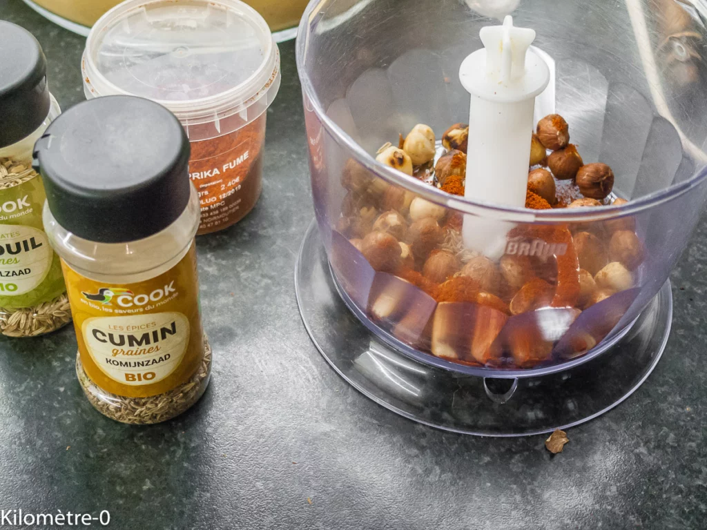 Butternut sur lit d&rsquo;houmous et concassée de noisettes - Étape 6