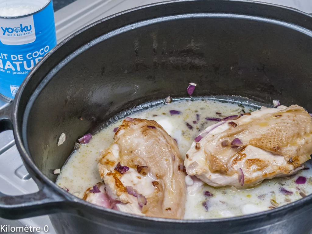 Poulet à la mangue (Burkina Faso) - Étape 6