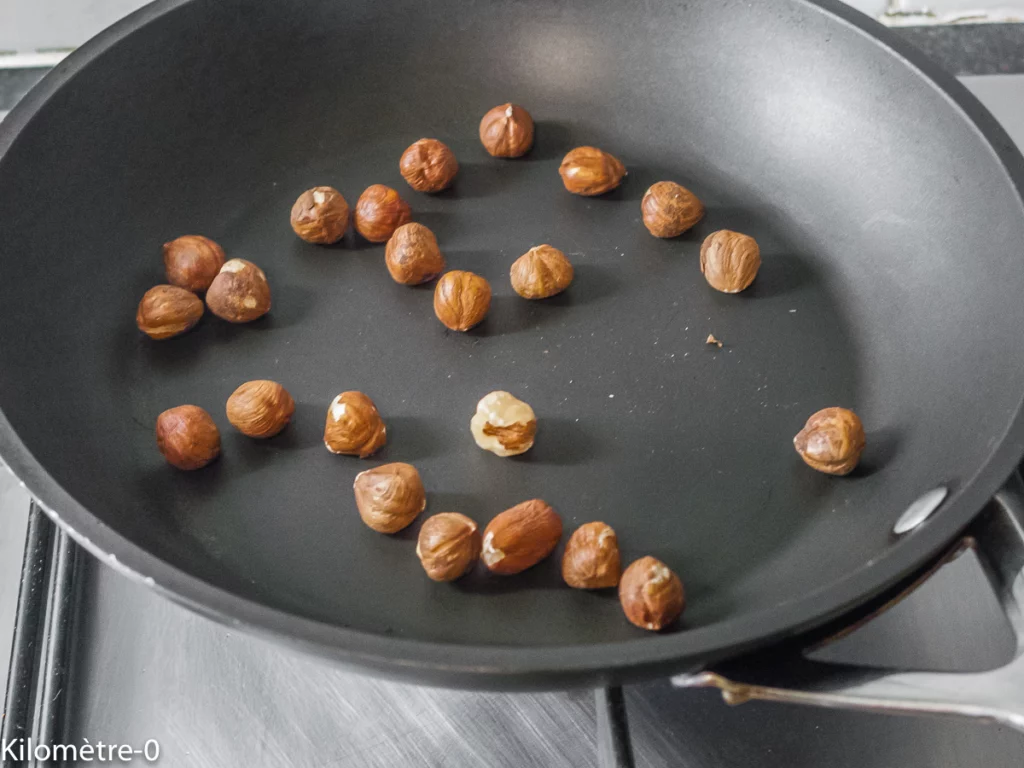 Noix de pétoncles et boudin aux topinambours et noisettes - Étape 5