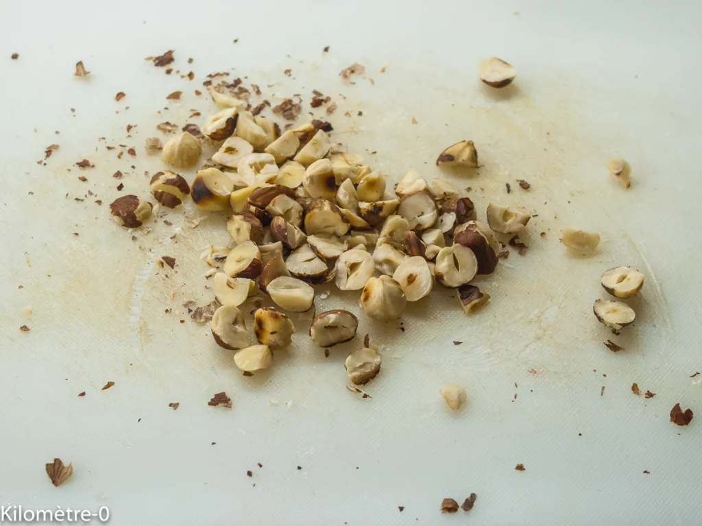 Noix de pétoncles et boudin aux topinambours et noisettes - Étape 6