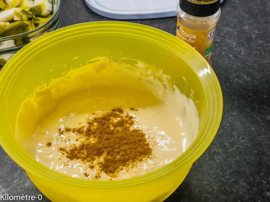 Clafoutis aux poireaux - Étape 4