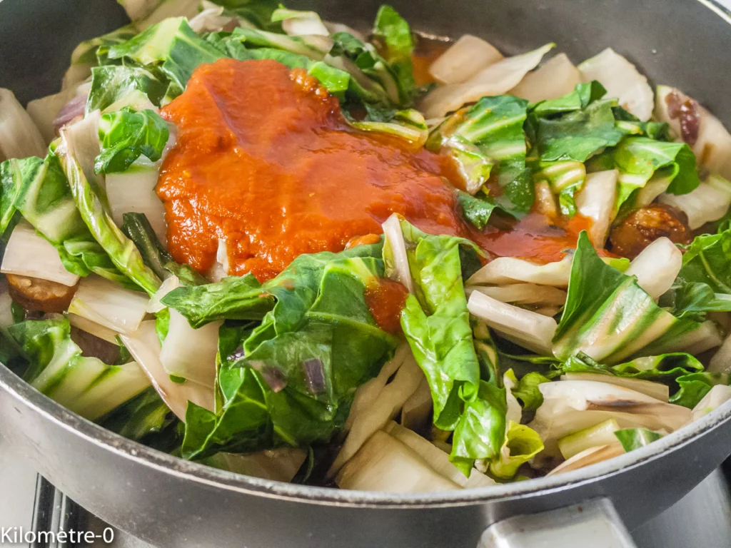 Blettes poêlées à la provençale - Étape 5