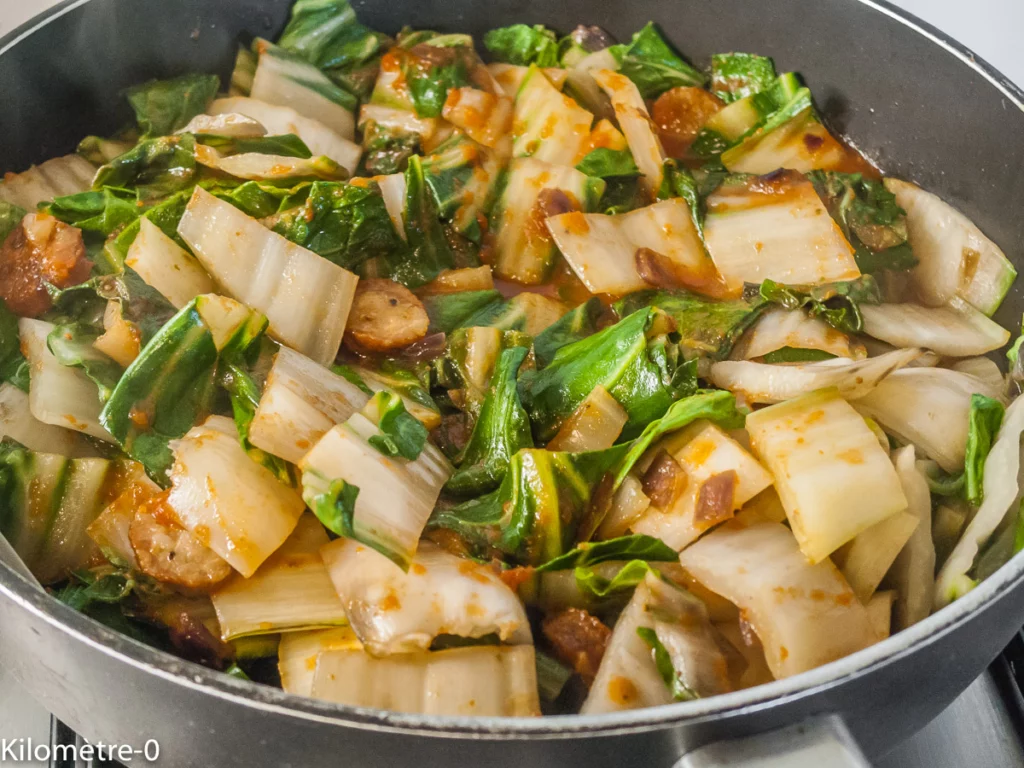 Blettes poêlées à la provençale - Étape 6