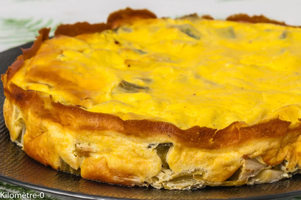 Clafoutis aux poireaux - Étape 6