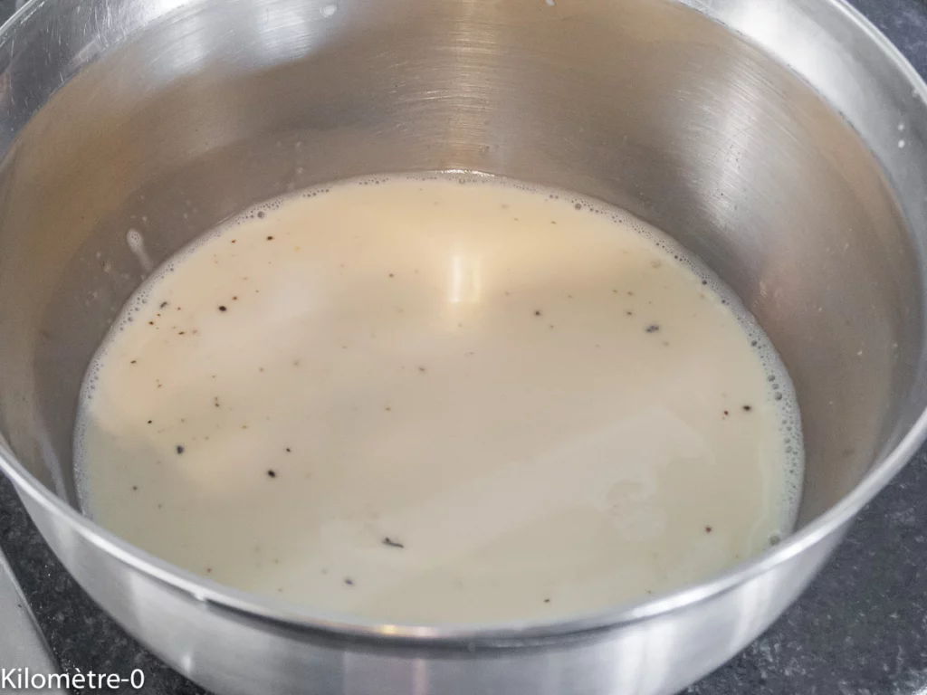 Clafoutis salé aux cèpes et petits pois - Étape 5