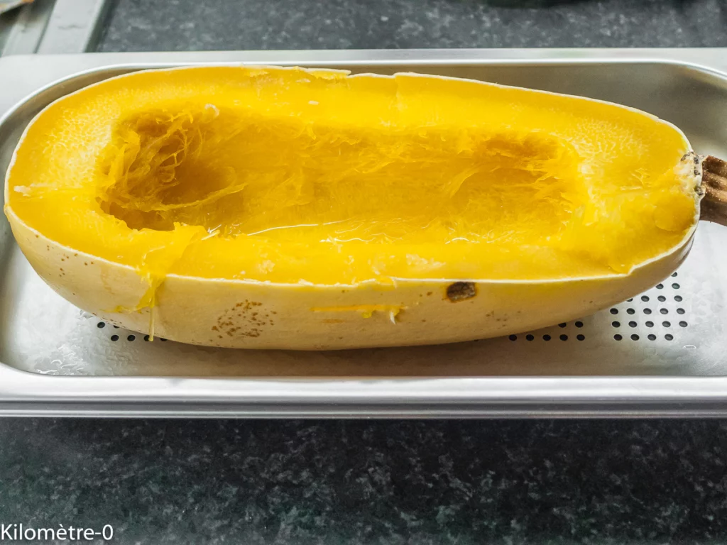 Courge spaghetti aux lentilles - Étape 5