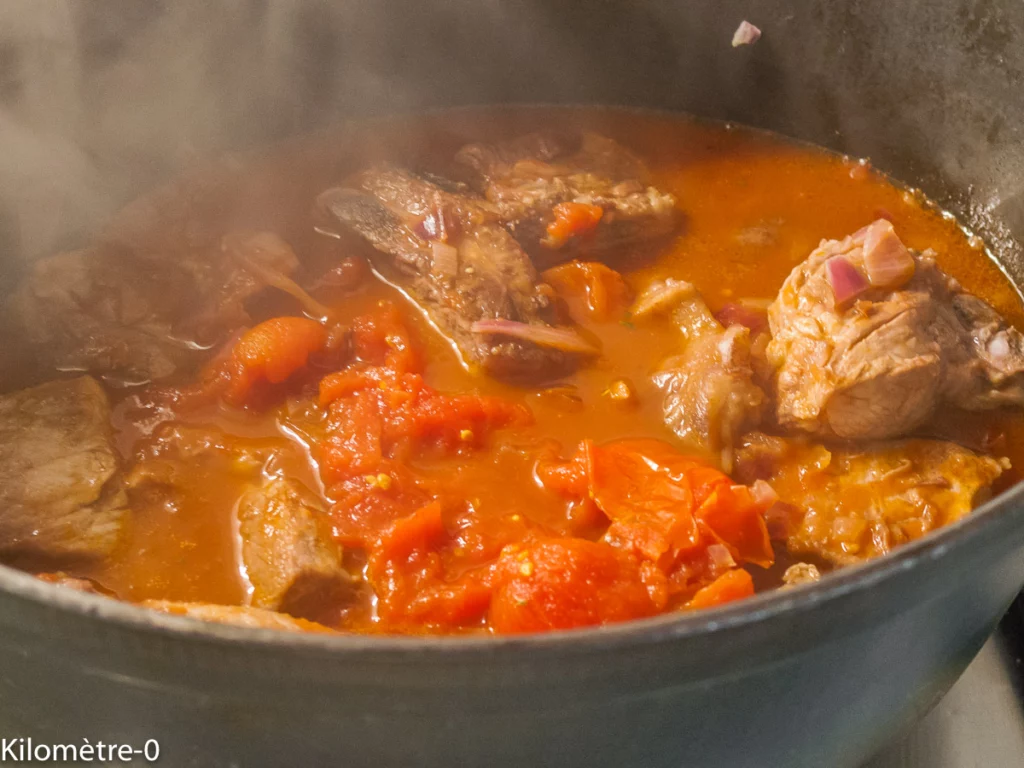 Compotée de porc aux épices, carottes et pruneaux - Étape 5