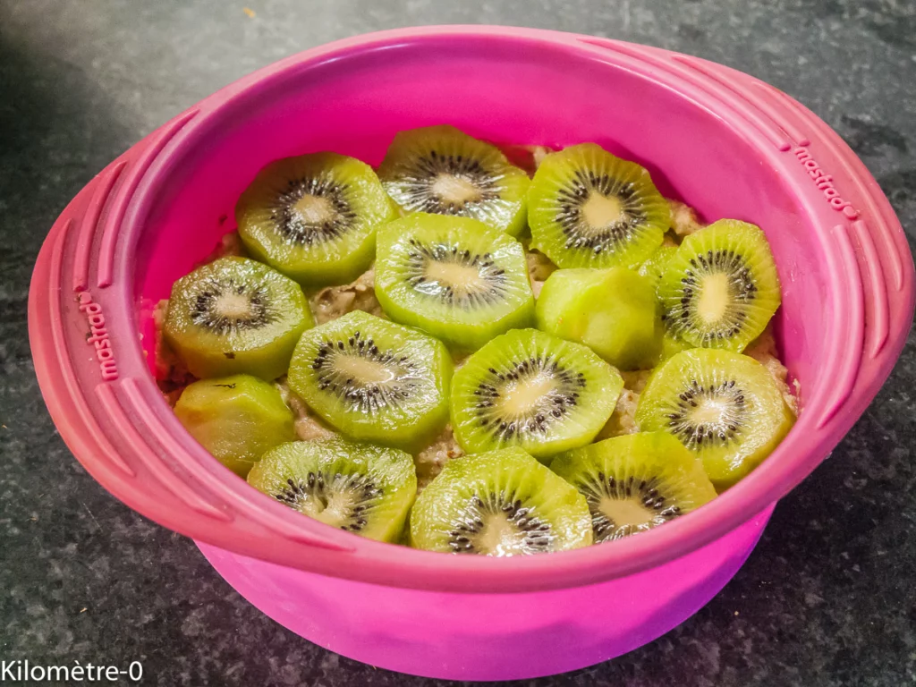 Gâteau aux blancs d&rsquo;oeufs et aux kiwis - Étape 8