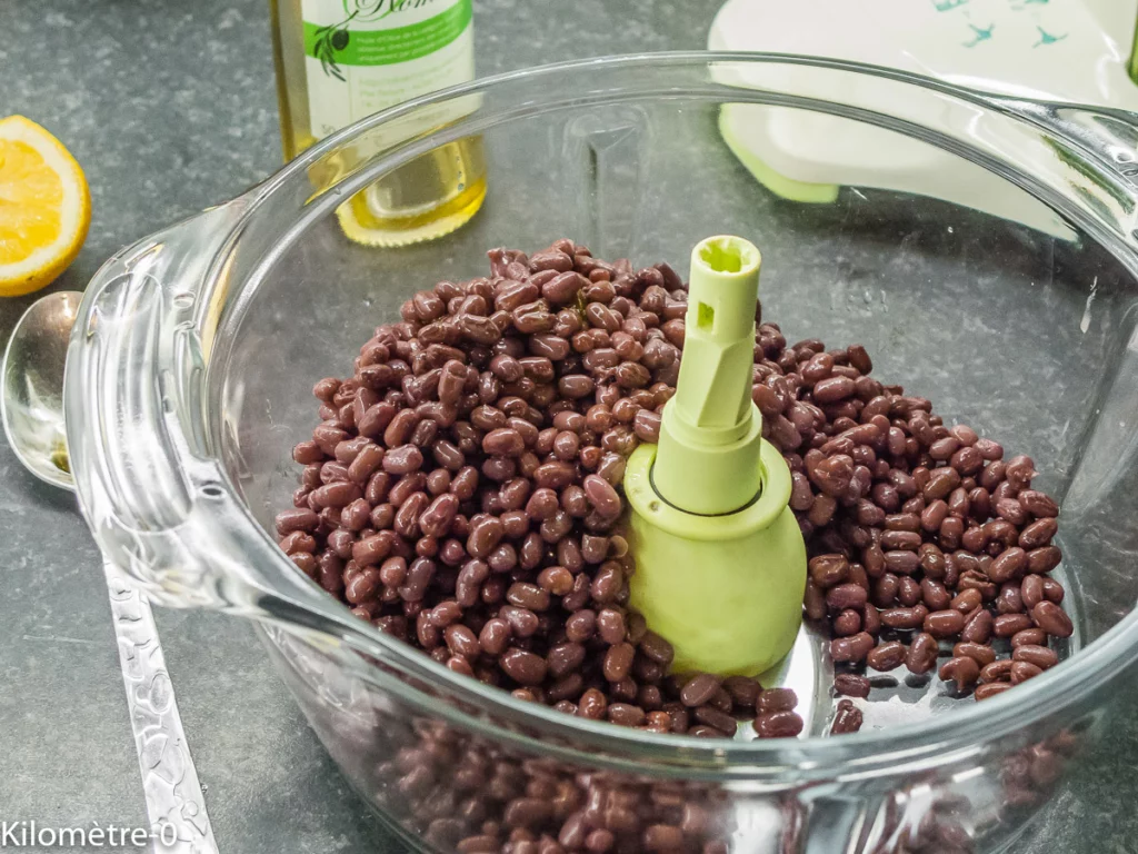 Naans aux haricots azuki, chou rouge et avocats - Étape 6