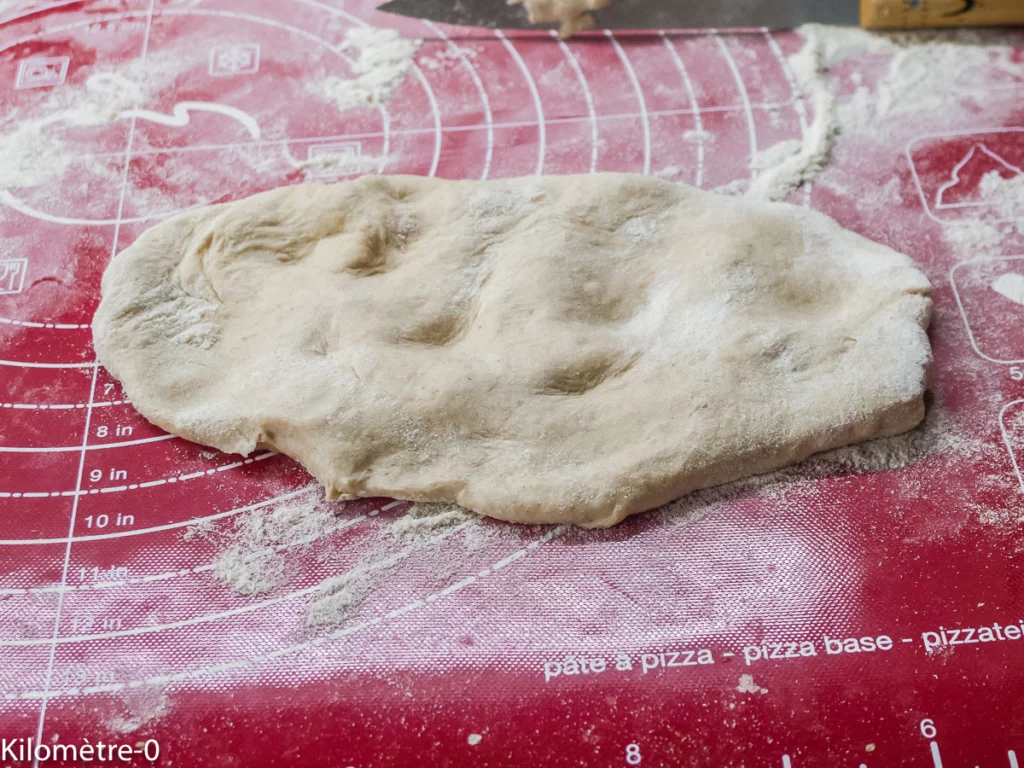 Naans aux haricots azuki, chou rouge et avocats - Étape 3