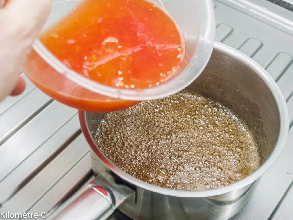 Pudim de leite à l&rsquo;orange - Étape 4