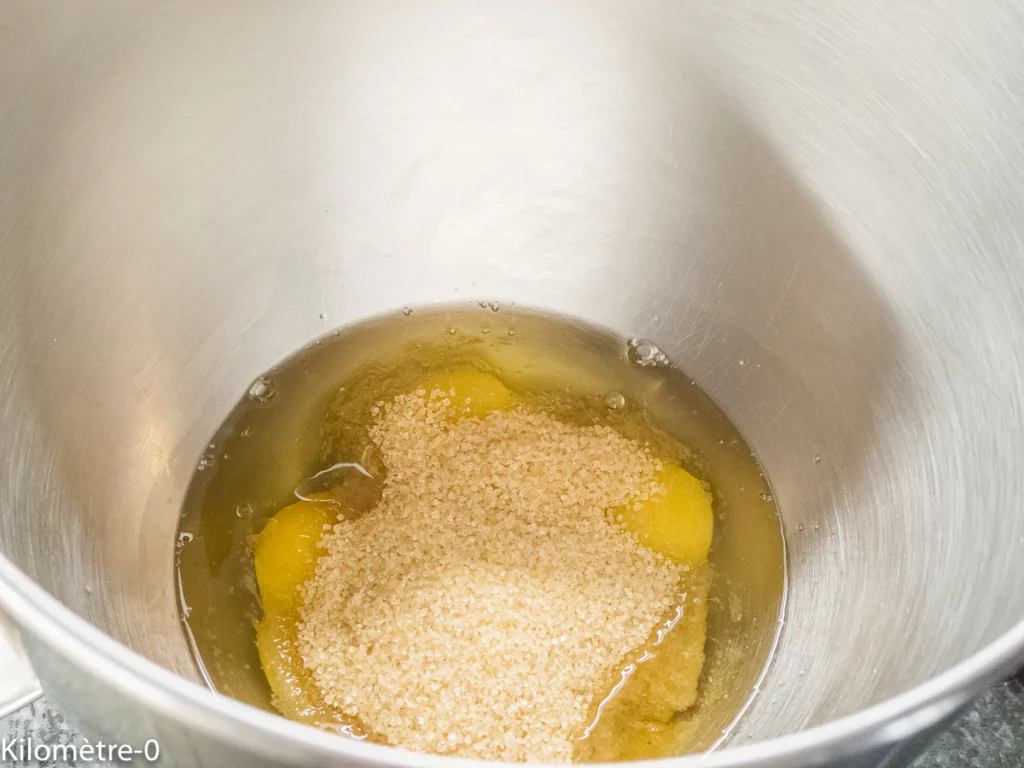 Clafoutis aux kiwis - Étape 2