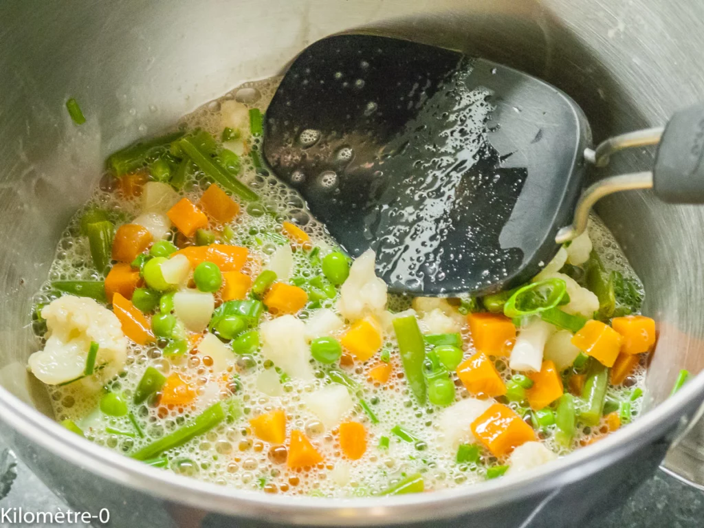 Terrine aux oeufs, cuisson vapeur - Étape 3