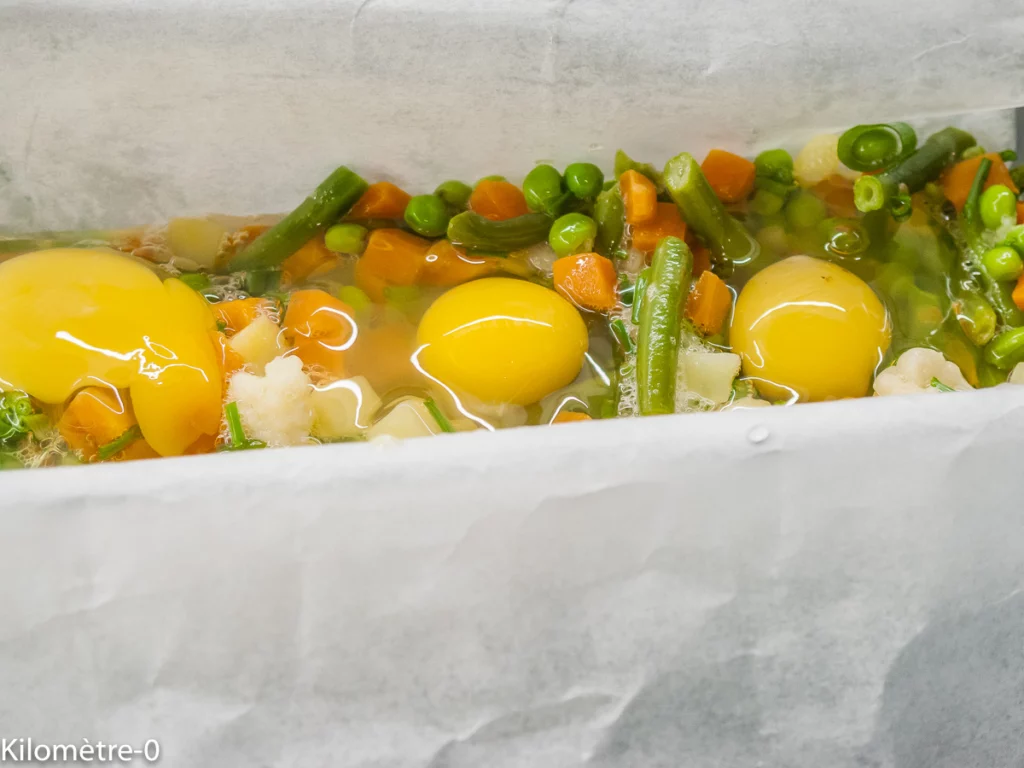 Terrine aux oeufs, cuisson vapeur - Étape 5