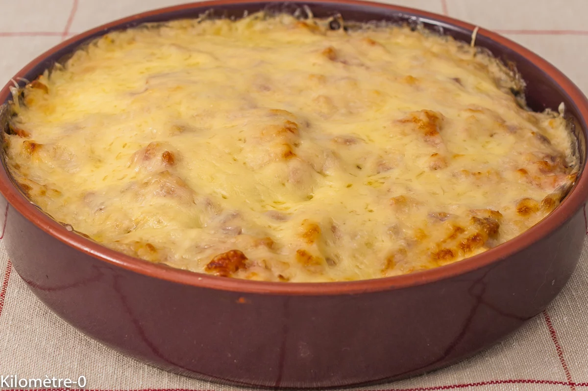 Photo de recette de poulet, emmental, épinards, chicken florentine casserole, cuisine américaine, béchamel, cuisine du monde, bio, Kilomètre-0, blog de cuisine réalisée à partir de produits de saison et issus de circuits courts