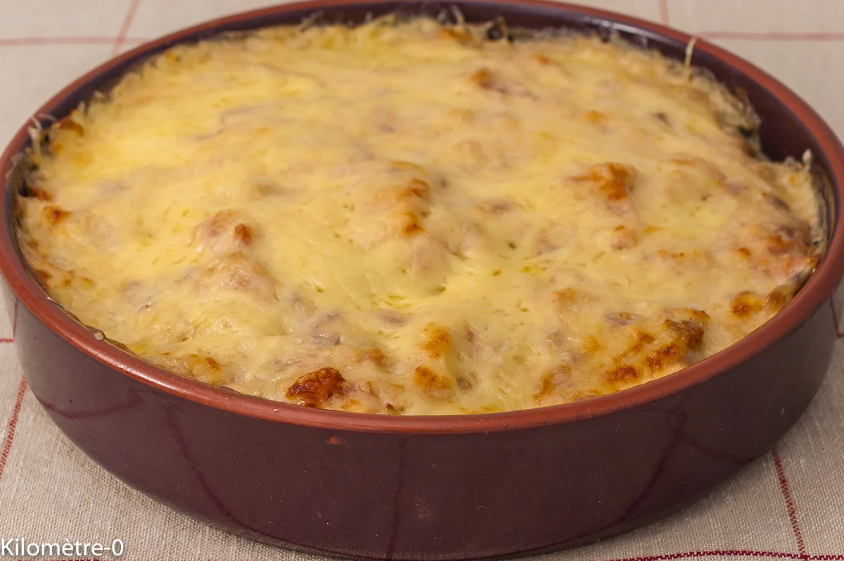 Photo de recette de poulet, emmental, épinards, chicken florentine casserole, cuisine américaine, béchamel, cuisine du monde, bio, Kilomètre-0, blog de cuisine réalisée à partir de produits de saison et issus de circuits courts