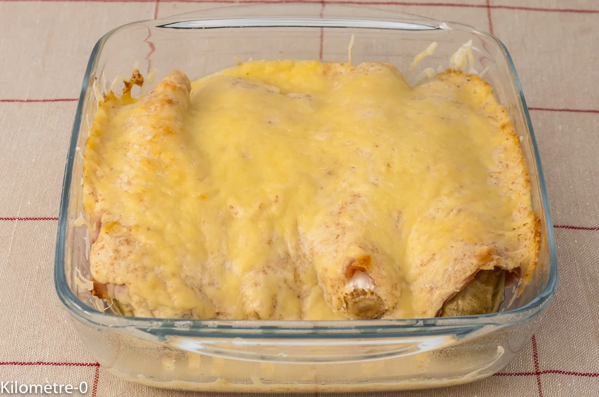 Photo de recette d'endives au jambon, facile, béchamel, endive, légumes, automne, hiver, Kilomètre-0, blog de cuisine réalisée à partir de produits de saison et issus de circuits courts