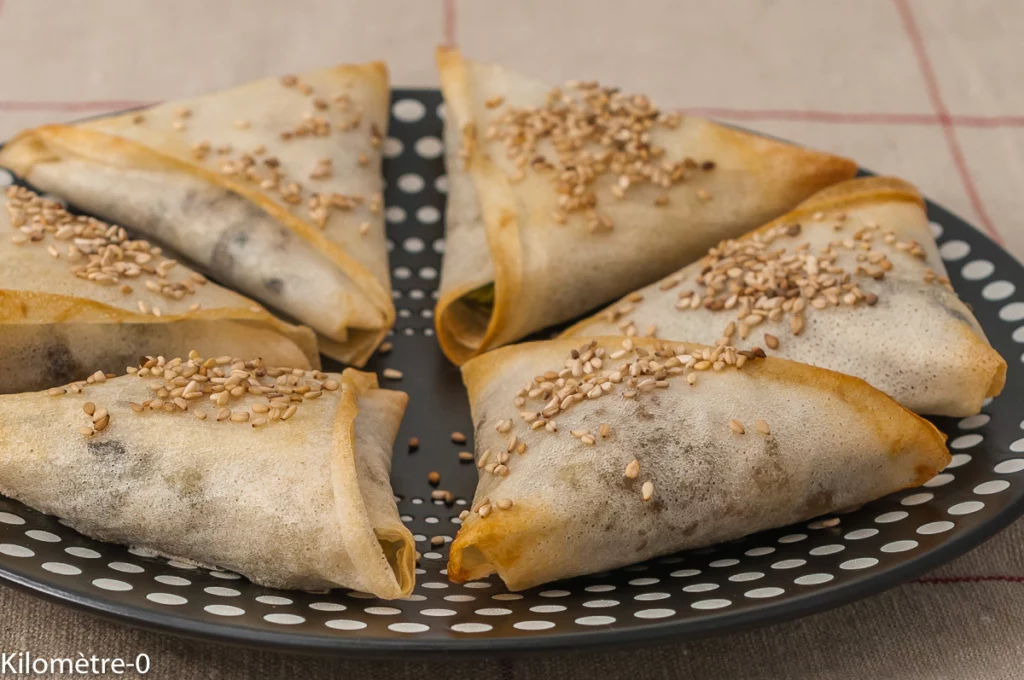 Briks aux poireaux et champignons - Étape 7