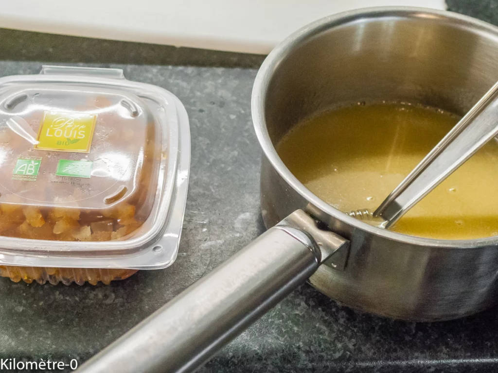 Craquants amandes, chocolat et oranges confites - Étape 3