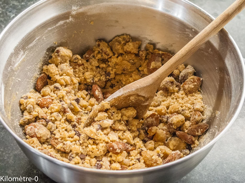 Craquants amandes, chocolat et oranges confites - Étape 5