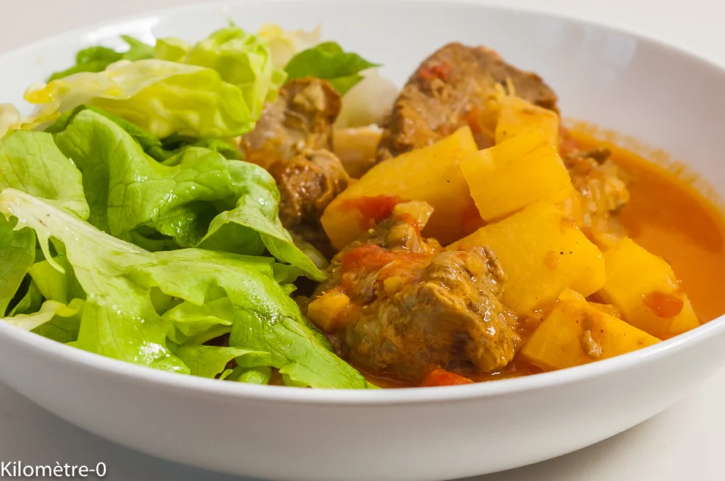 Cocotte de porc au curry, lait de coco et ananas - Étape 10