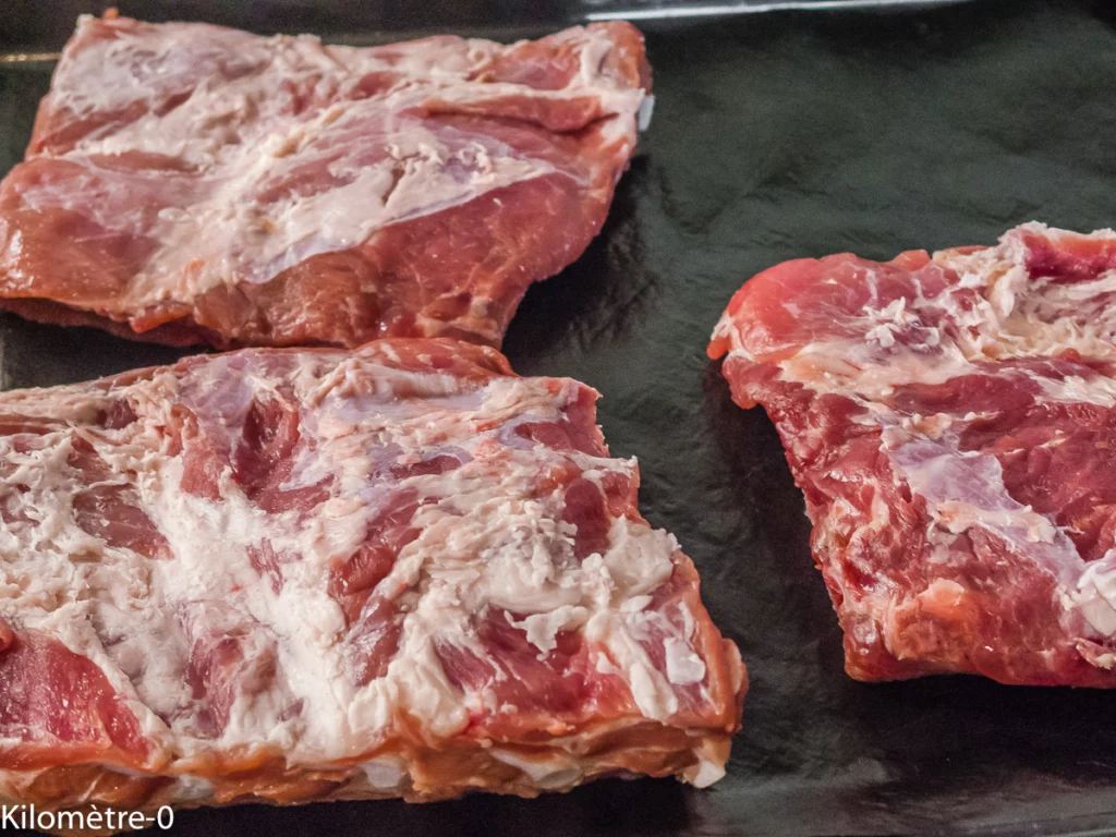 Spare ribs aux épices, salade de fèves et betteraves - Étape 2