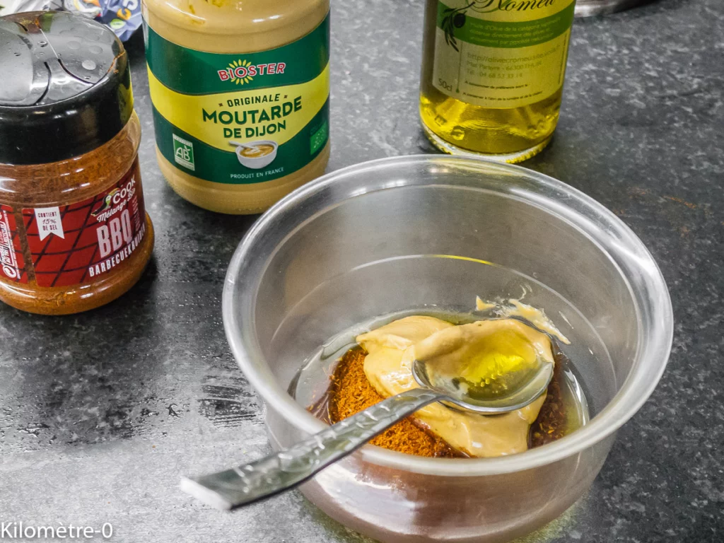 Spare ribs aux épices, salade de fèves et betteraves - Étape 1