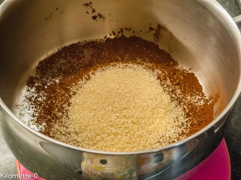 Flan au chocolat - Étape 2