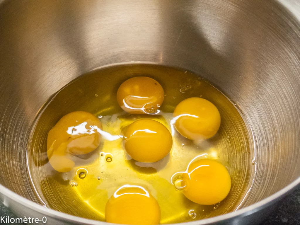 Flan au chocolat - Étape 1