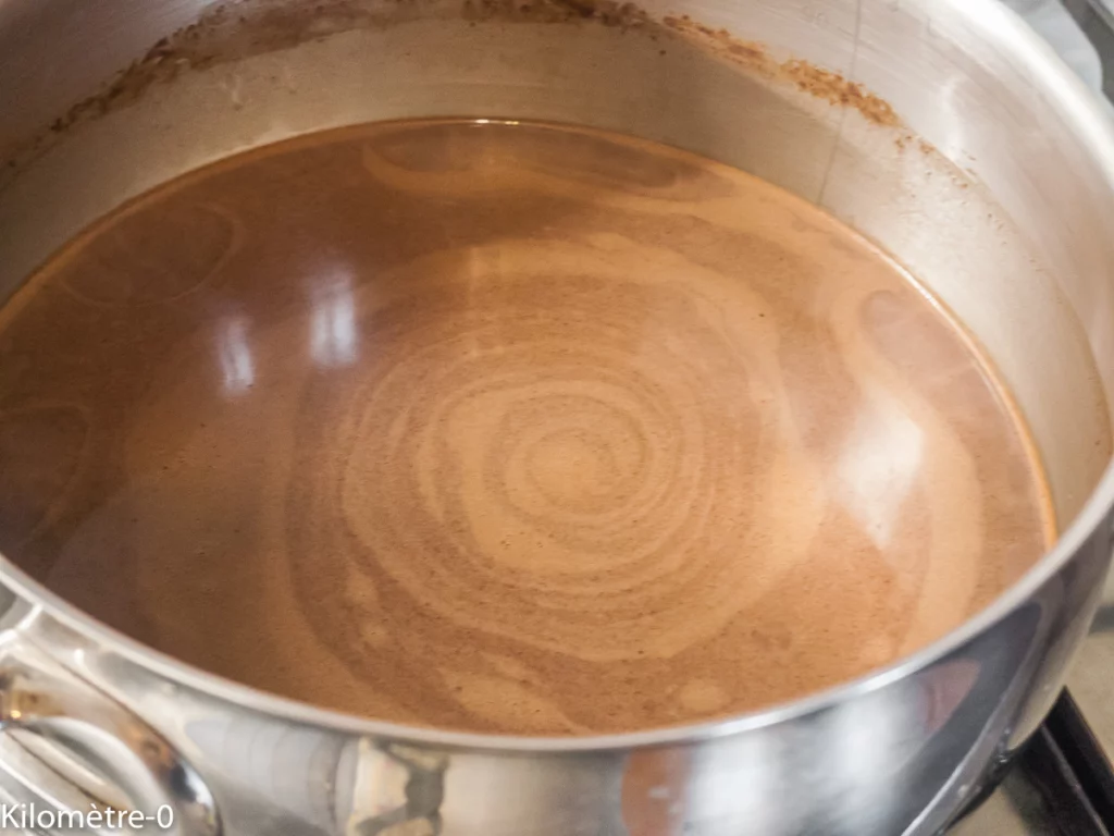 Flan au chocolat - Étape 5