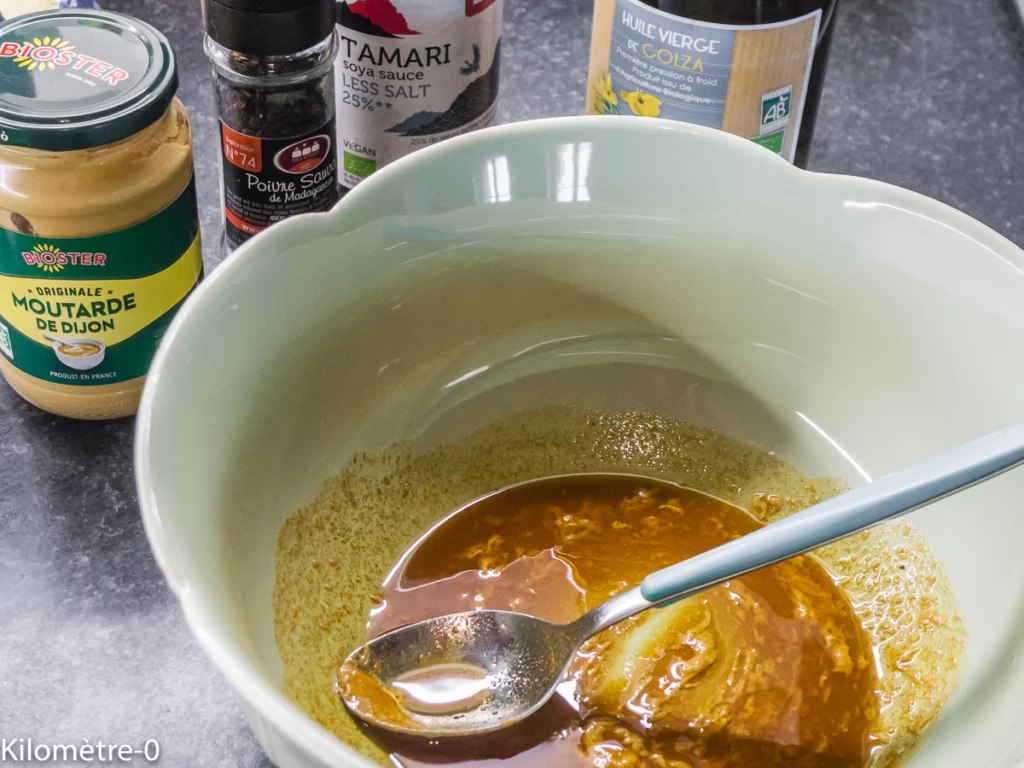 Spare ribs aux épices, salade de fèves et betteraves - Étape 7