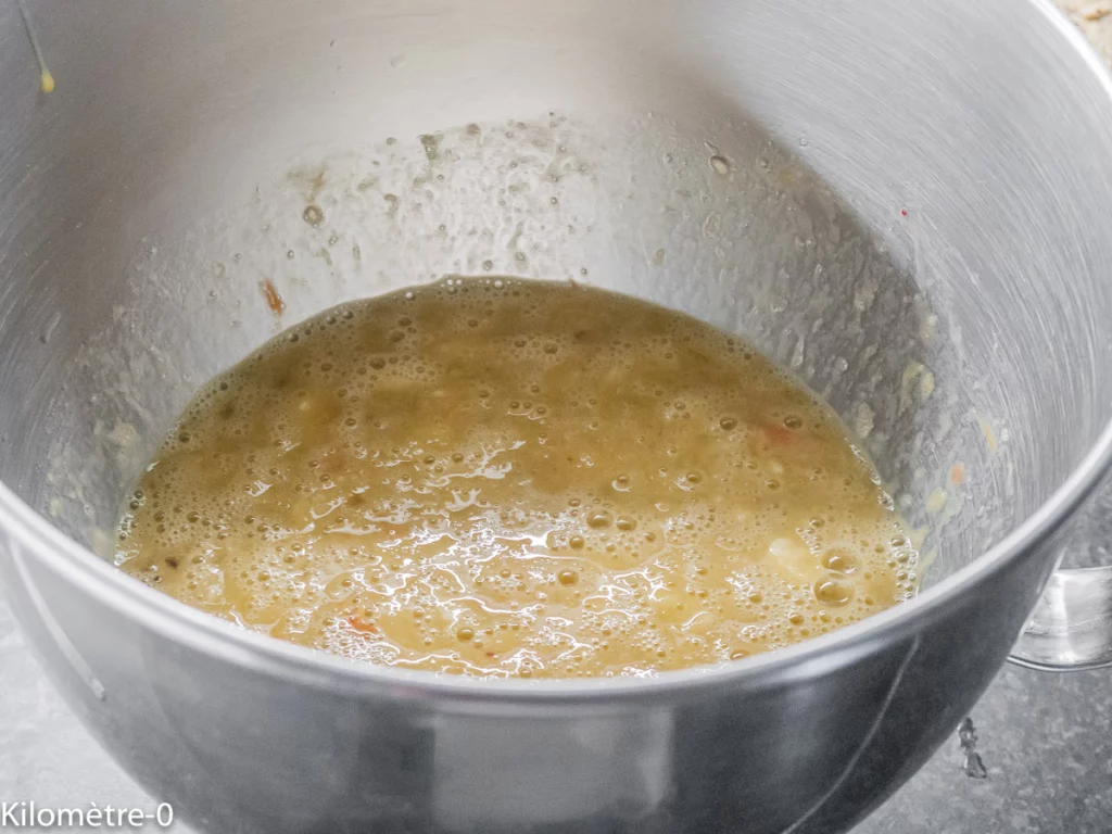 Gâteau du matin banane, orange et chocolat - Étape 4
