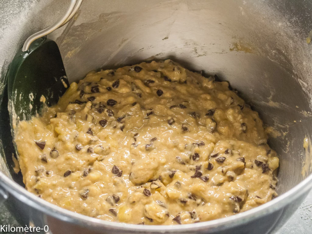 Gâteau du matin banane, orange et chocolat - Étape 7