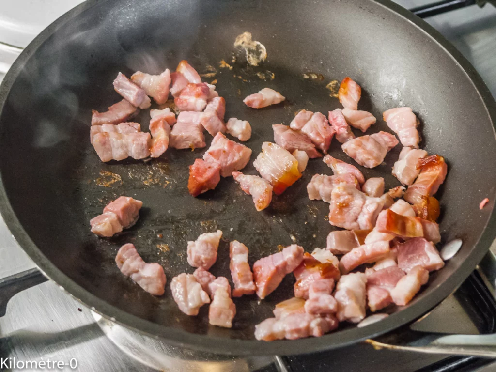 Terrine de pommes de terre aux lardons et œufs - Étape 5