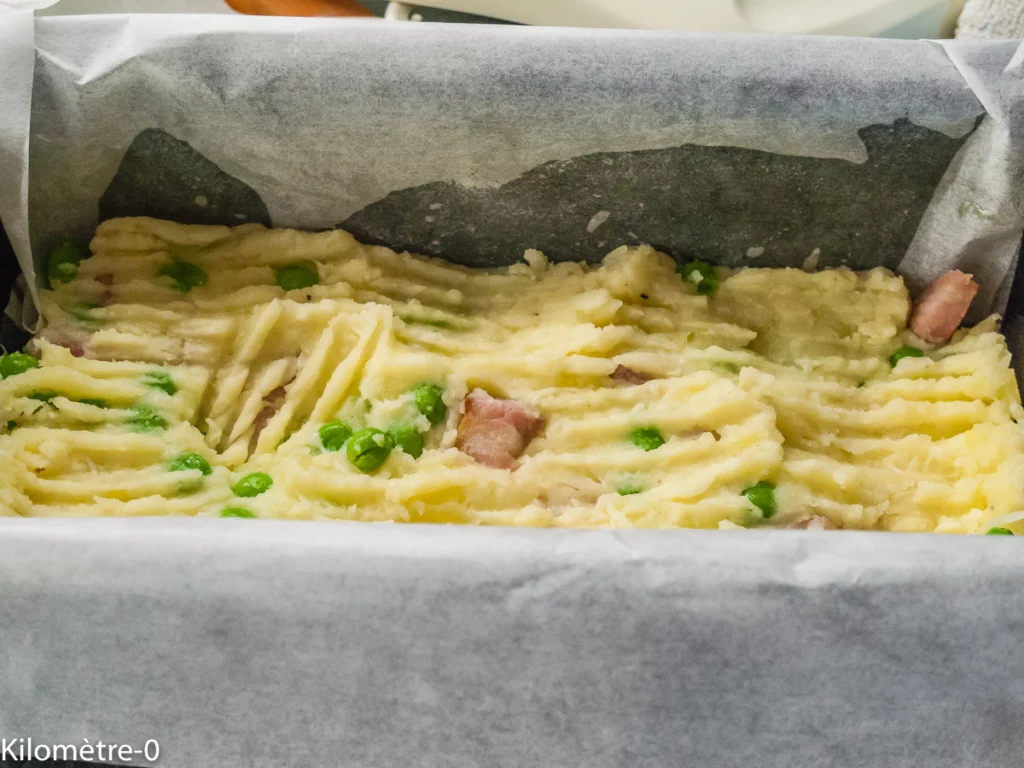 Terrine de pommes de terre aux lardons et œufs - Étape 8