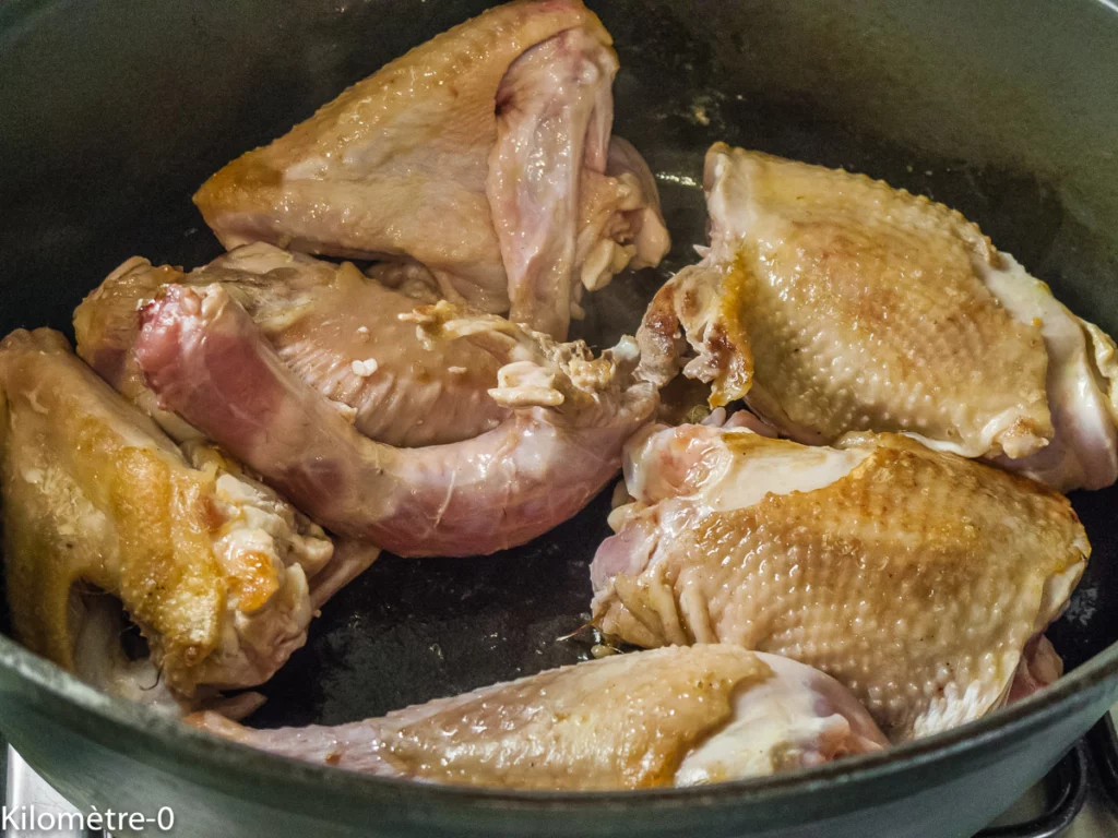 Poulet aux arachides (Afrique du Sud) - Étape 5