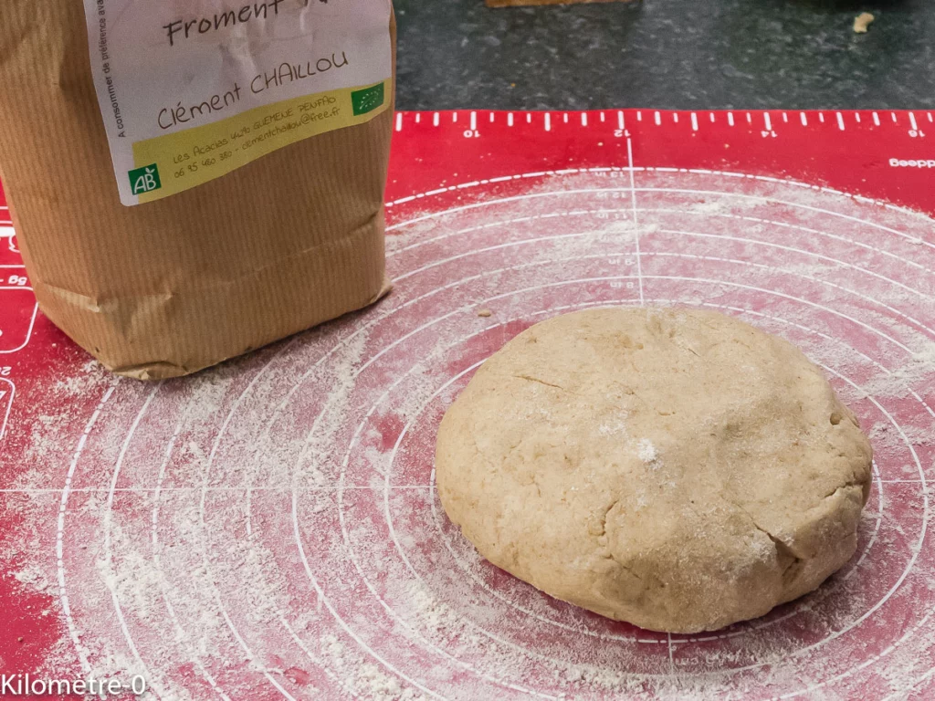 Flan pâtissier au coulis de cassis - Étape 1