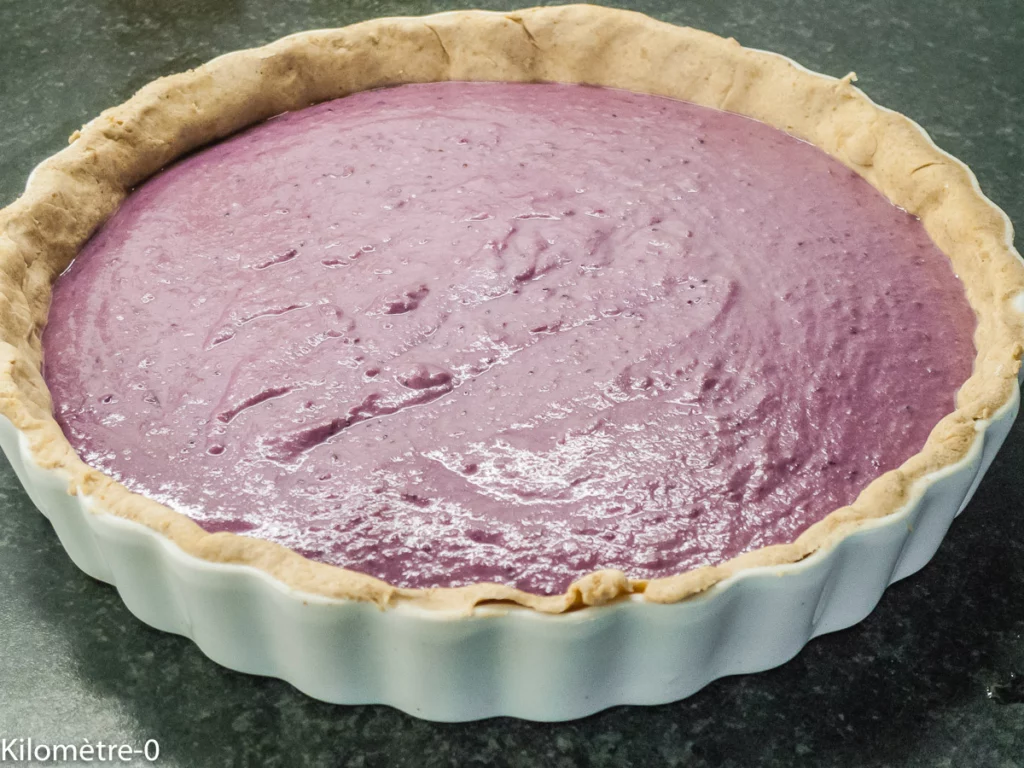 Flan pâtissier au coulis de cassis - Étape 10