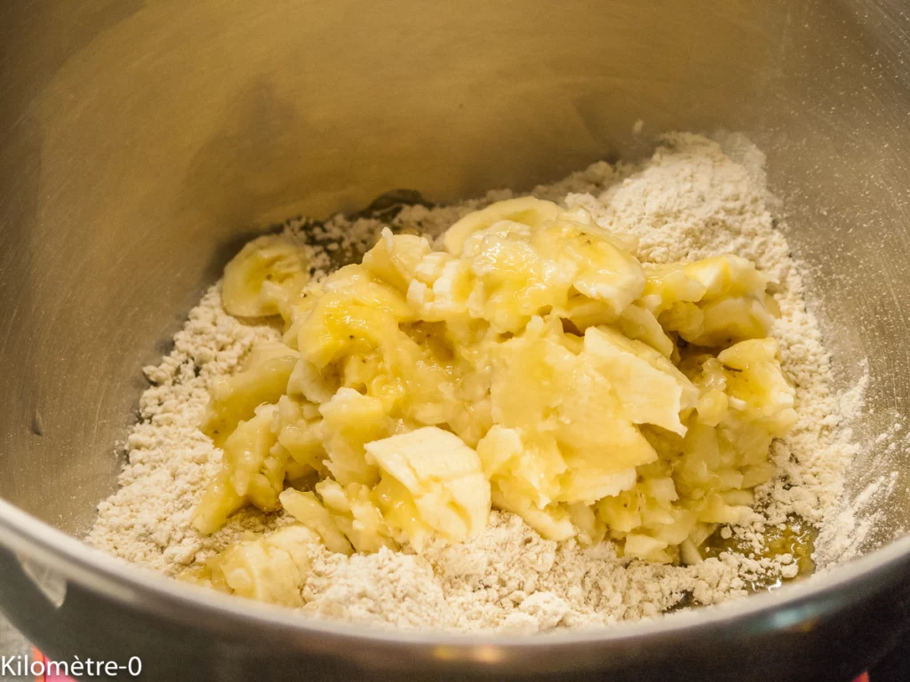 Banana bread amandes et pépites de chocolat - Étape 4
