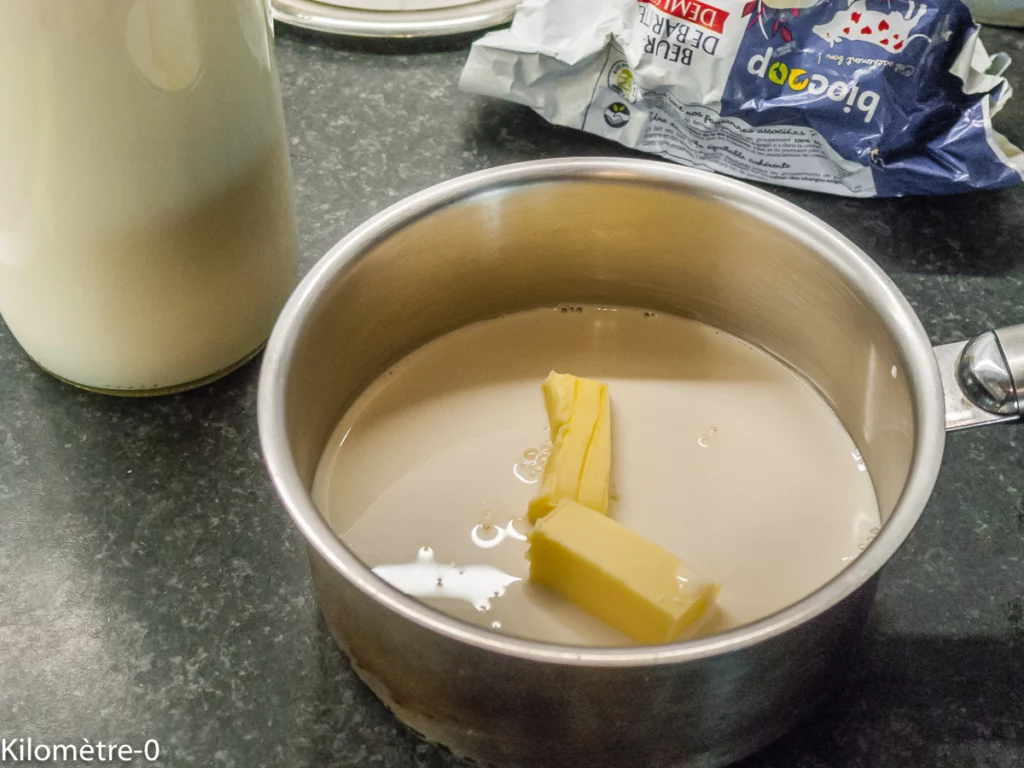 Crumpets aux fruits secs - Étape 1