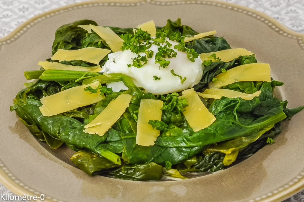 Oeufs aux épinards - Étape 8