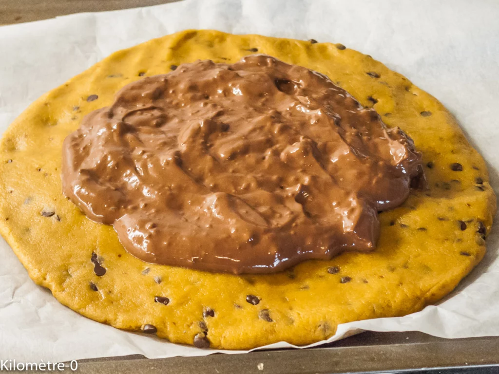 Mega cookie fourré au chocolat - Étape 7