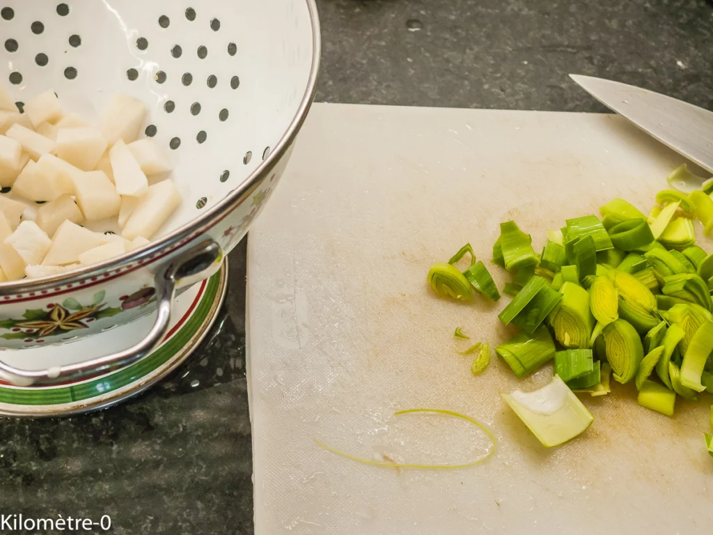 Soupe du chalet suisse - Étape 1