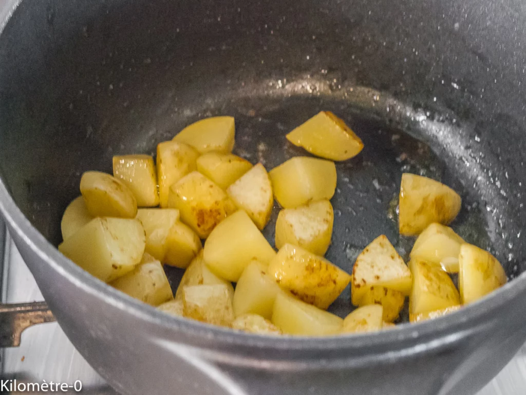 Soupe du chalet suisse - Étape 5