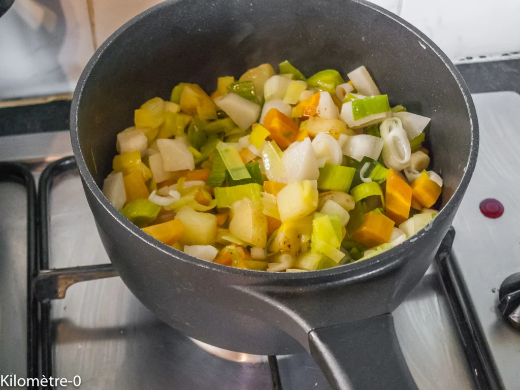 Soupe du chalet suisse - Étape 6