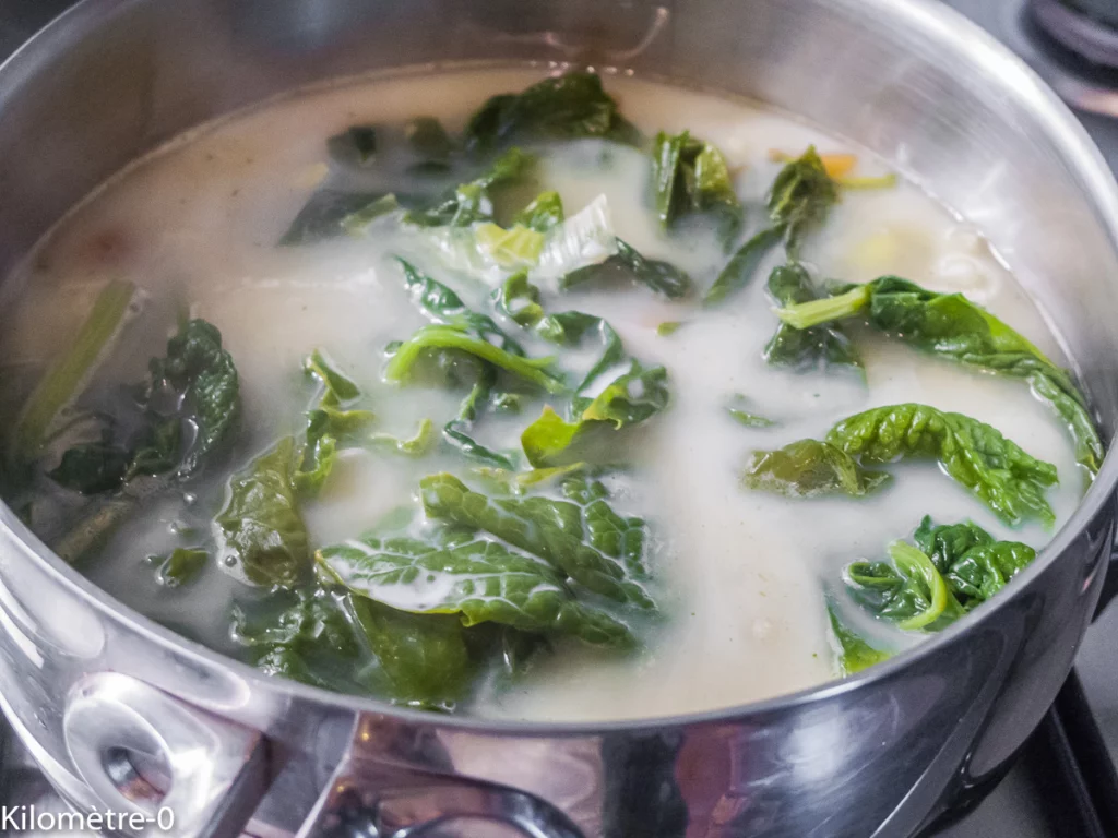 Soupe du chalet suisse - Étape 8