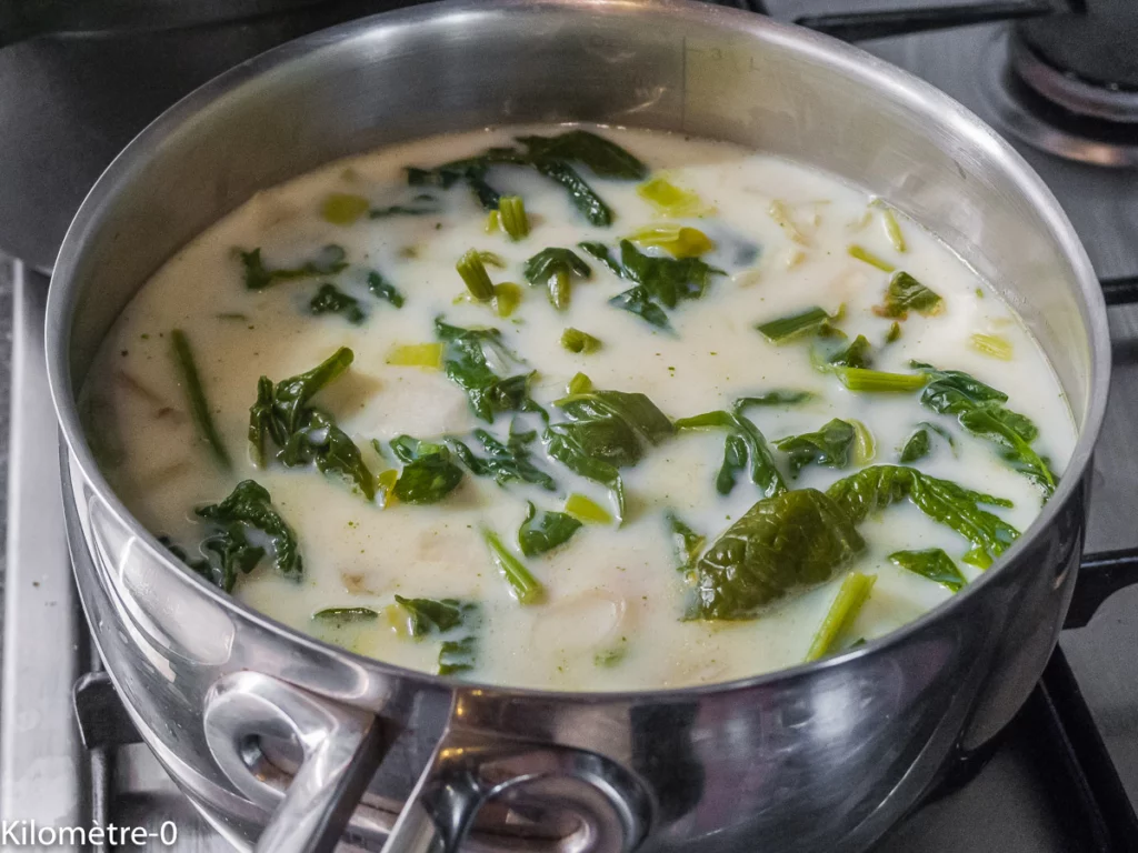 Soupe du chalet suisse - Étape 9