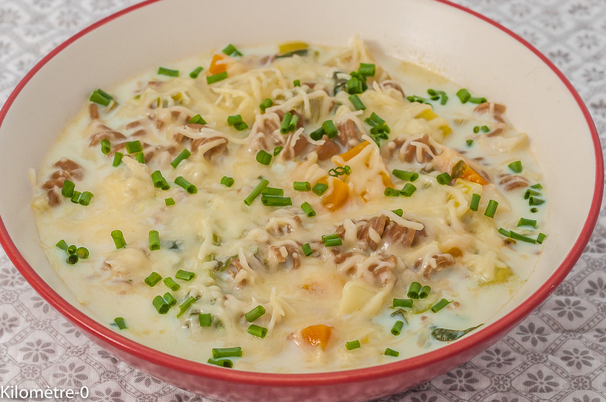 Soupe légère à la salade verte - Ma Cuisine a du Sens