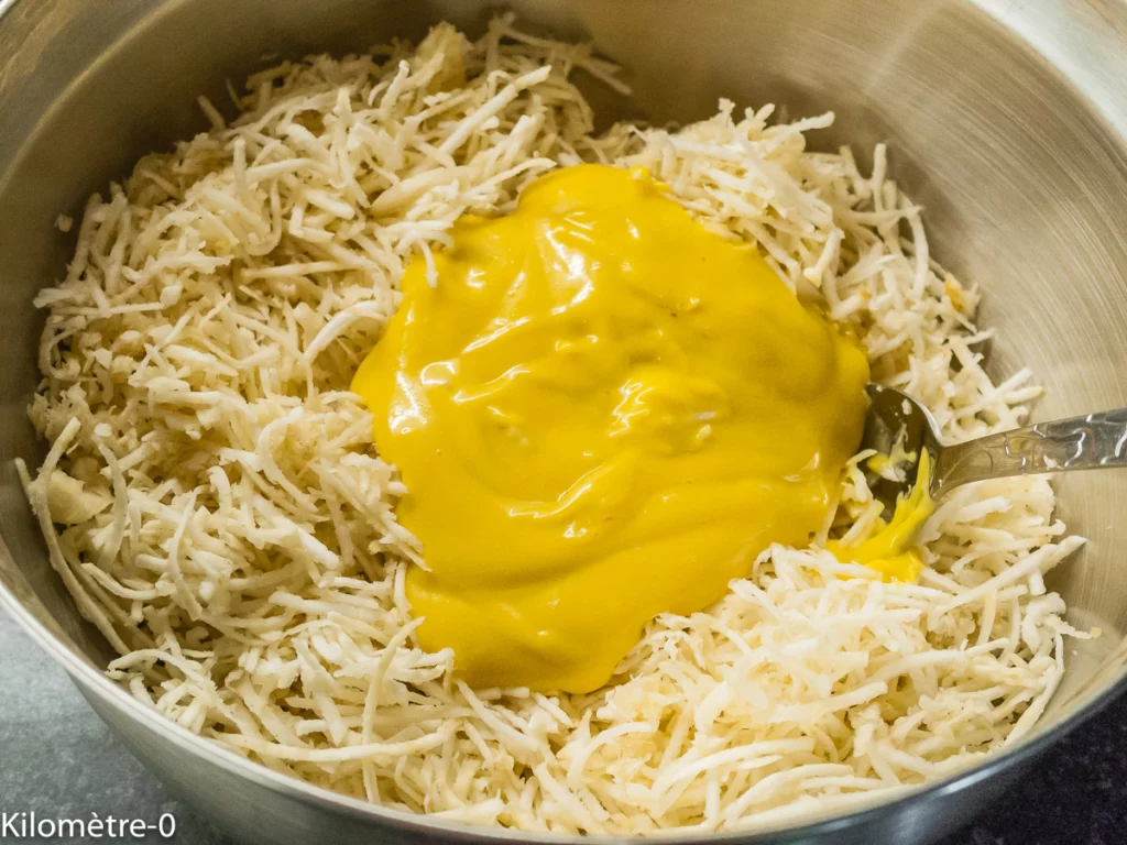 Céleri rave rémoulade aux pommes et à l&rsquo;araignée - Étape 5