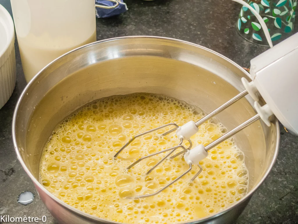 Oeufs au lait, cuisson four vapeur - Étape 3